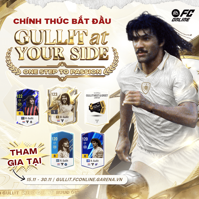 The free event “Gullit At Your Side†officially launched on November 15 The free event “Gullit At Your Side†officially launched on November 15