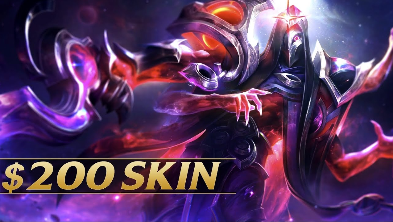 Skin Jhin VÅ© Trụ Hắc Ãm Tuyệt Diệt has sparked significant controversy due to its price of 200 USD (approximately 5 million VND) to ensure ownership. Riot's Gacha System continues to attract attention, compared to Genshin Impact - Image 1.