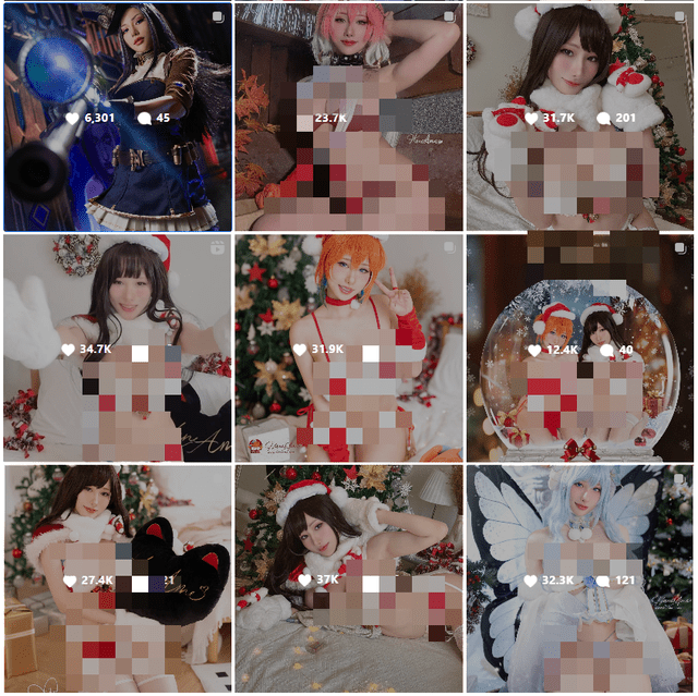 The evident differences between the various cosplay images of haneame... Christmas, coser 'Super Vong 1' attracts attention with new photos, showcasing her stunning silhouette.