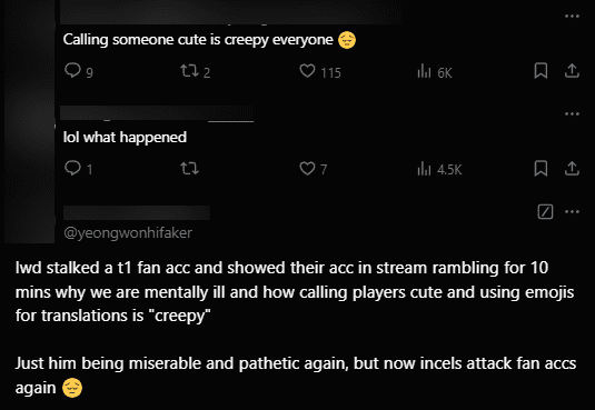 IWDominate reportedly directly attacked a T1 fangirl with toxic remarks during his stream IWDominate reportedly directly attacked a T1 fangirl with toxic remarks during his stream