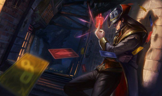 Twisted Fate frequently appears Twisted Fate frequently appears