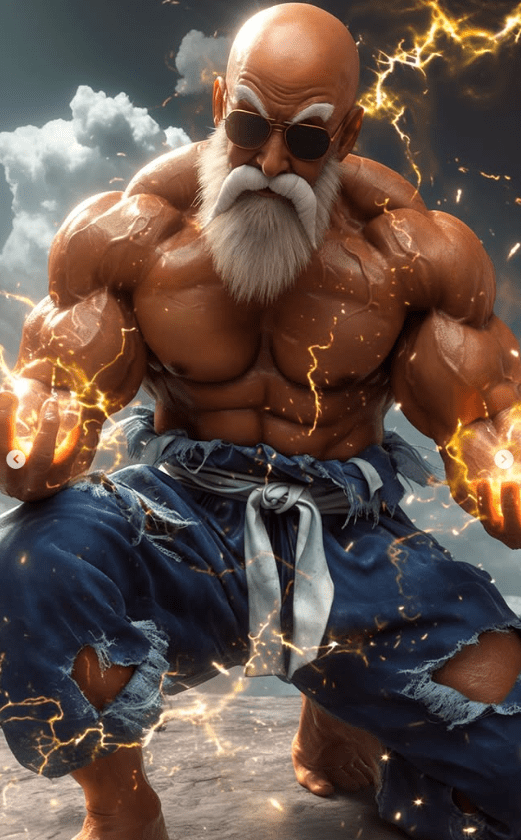 AI recreates Master Roshi in Max Power state in live-action style 8 AI recreates Master Roshi in Max Power state in live-action style - image 8.
