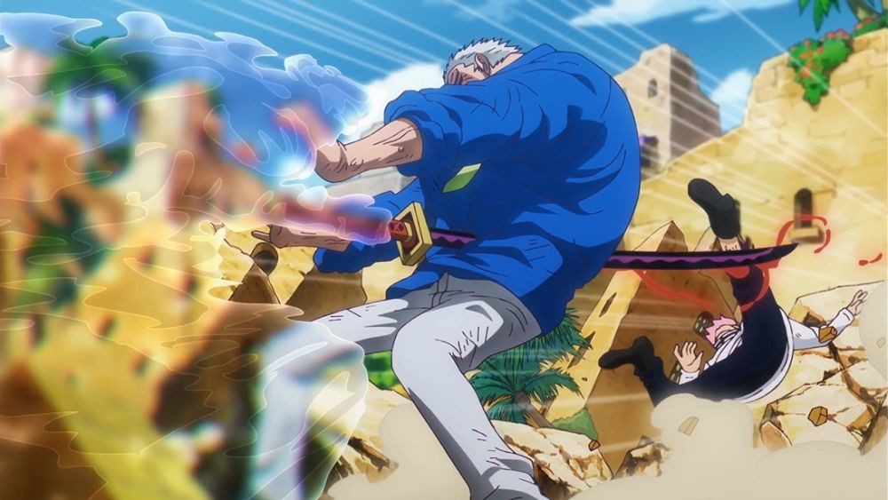 Why could Shiryu stab Garp in One Piece? 2 Why could Shiryu hit Garp in One Piece?- Image 2.