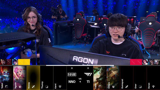 One of the most stunning images capturing her attention as she gazed at Faker performing for NNO One of the most stunning images capturing her attention as she gazed at Faker performing for NNO