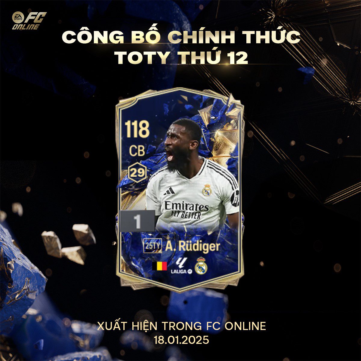TOTY 12 of FC Online Vietnam Official: FC Online announces 18 nominees in the 25 Team Of The Year lineup - Image 3.