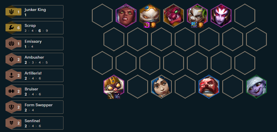 Complete composition with level 6 Tactical Game combined with Binh Cannon Complete composition with level 6 Tactical Game combined with Binh Cannon