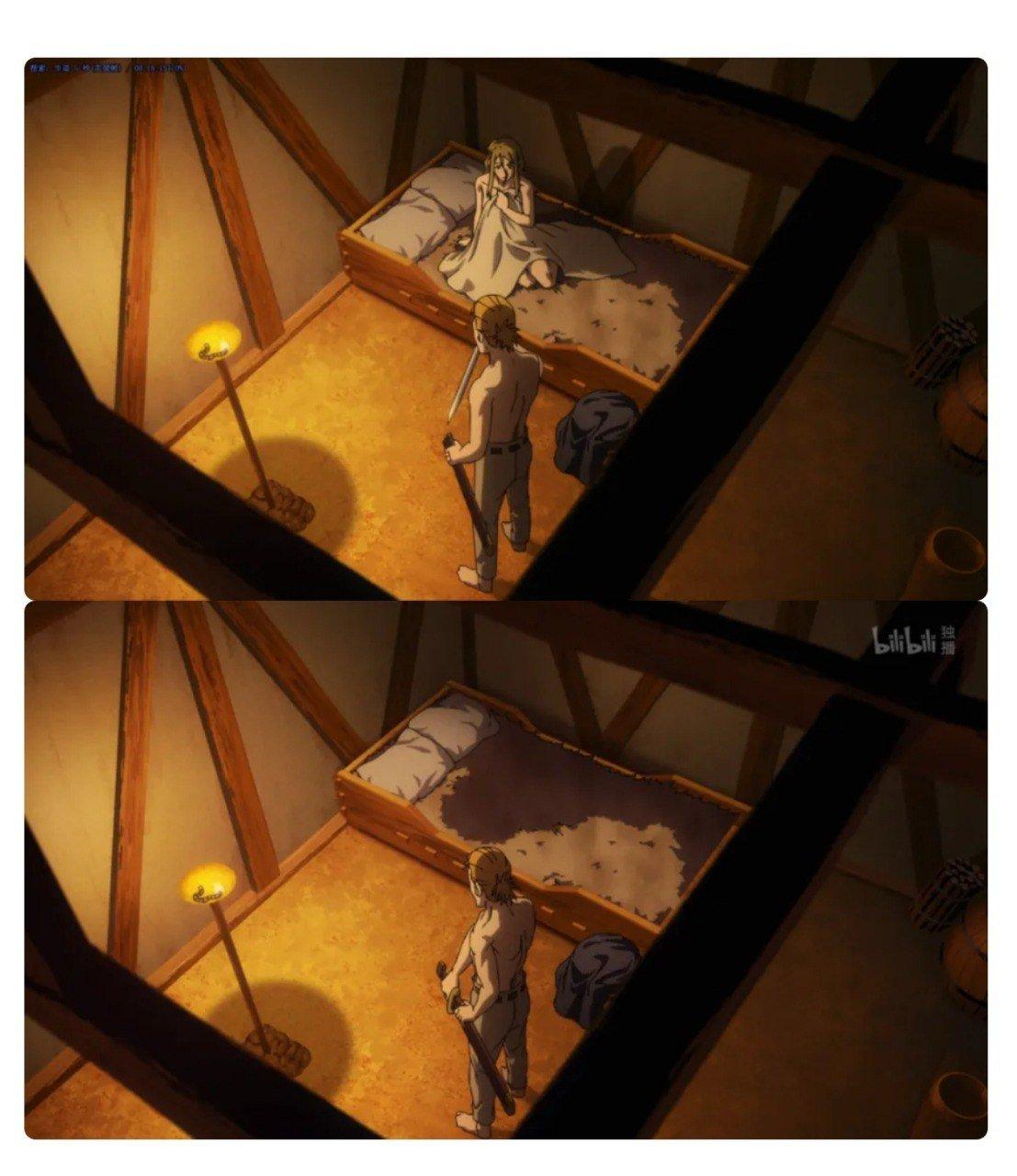 A Scene in the Anime Vinland Saga Censored? 2 Scene from Anime Vinland Saga under censorship?