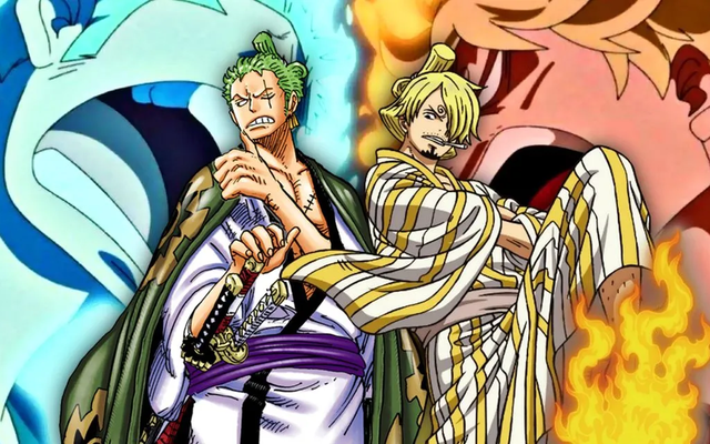 Zoro and Sanji in Chapter 1107