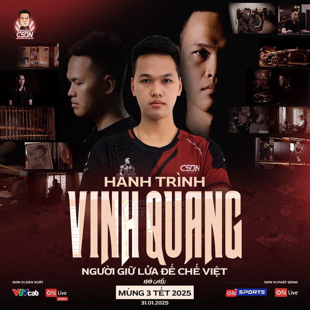 The premiere of the series 'Journey of Glory' will be opened by Chim Sẻ Đi Nắng. Chim Sẻ Đi Nắng xuất hiện trên truyền hình với bộ phim đầu tiên.