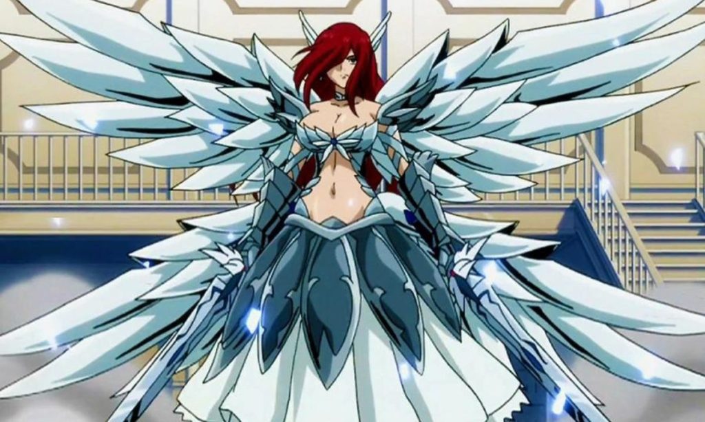 Erza's Heaven's Wheel Armor in Fairy Tail Erza's Heaven's Wheel Armor in Fairy Tail