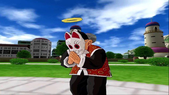 Grandpa Gohan in a battle scene from Dragon Ball Z: Budokai Tenkaichi 3. Grandpa Gohan in a battle scene from Dragon Ball Z: Budokai Tenkaichi 3.