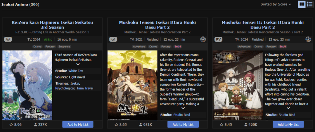 Re:ZERO Surpasses Mushoku Tensei to Become the Best Isekai 2 Re:ZERO surpasses Mushoku Tensei as the best isekai anime - Image 2
