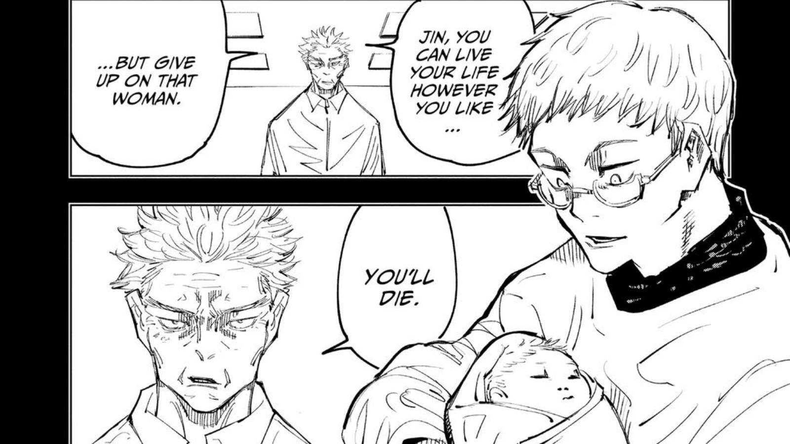 Jin and Wasuke Itadori in Jujutsu Kaisen Jin and Wasuke Itadori in Jujutsu Kaisen
