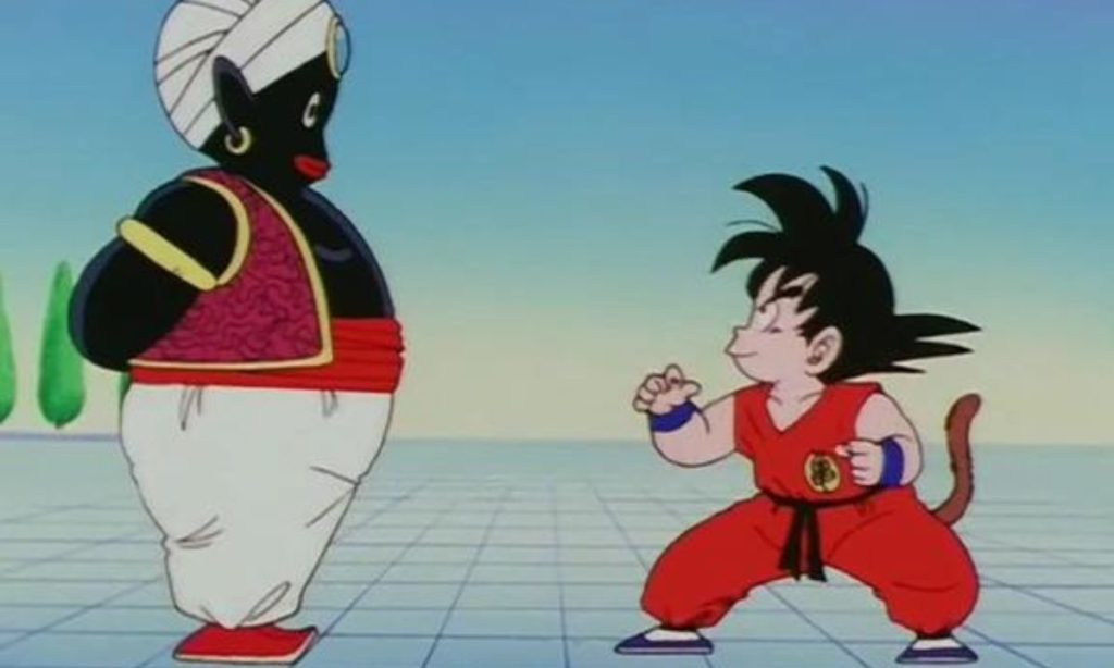 Goku vs Popo Goku vs Popo