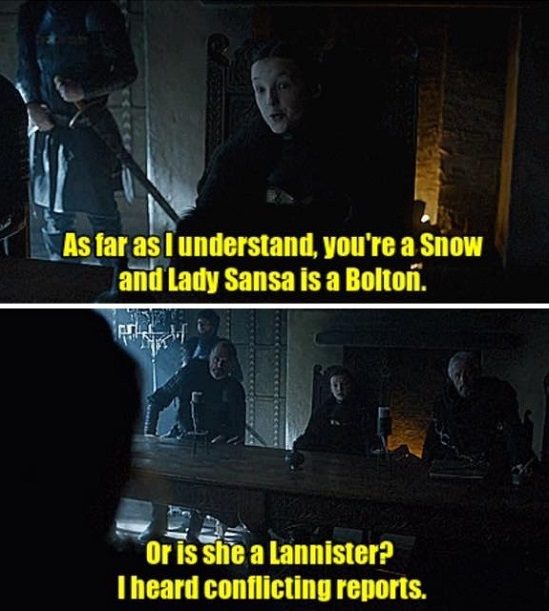 Lyanna Mormont - Who is the super cool heroine of "Game Of Thrones"? 3 Lyanna's fierce stance makes Jon Snow and Sansa Stark uneasy