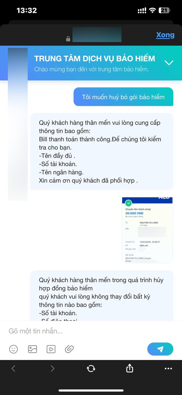 The messages from the scammer lacked professionalism. nam streamer noway lua dao 3 17368276786002006683252