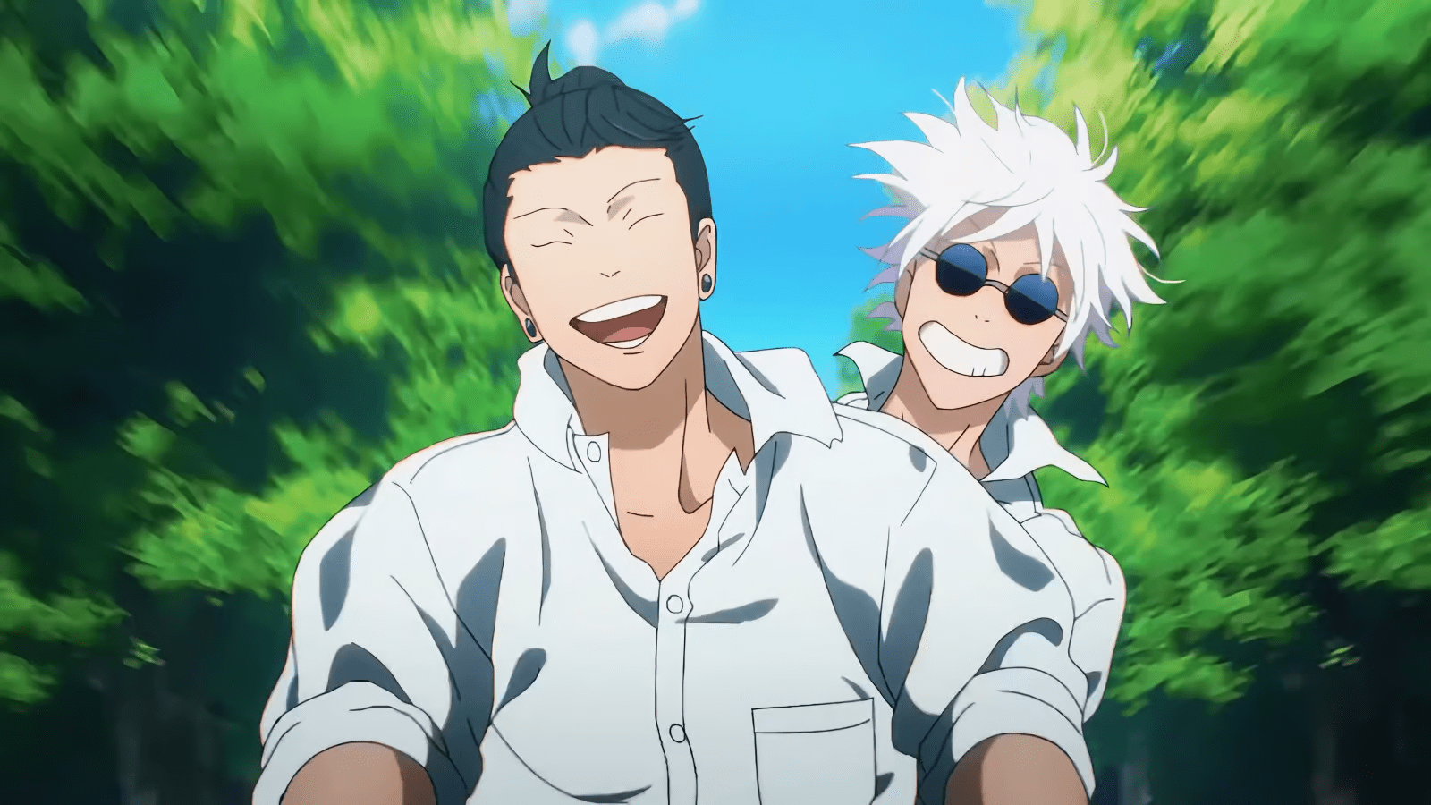 Gojo and Geto in Jujutsu Kaisen Season 2. Gojo and Geto in Jujutsu Kaisen Season 2.