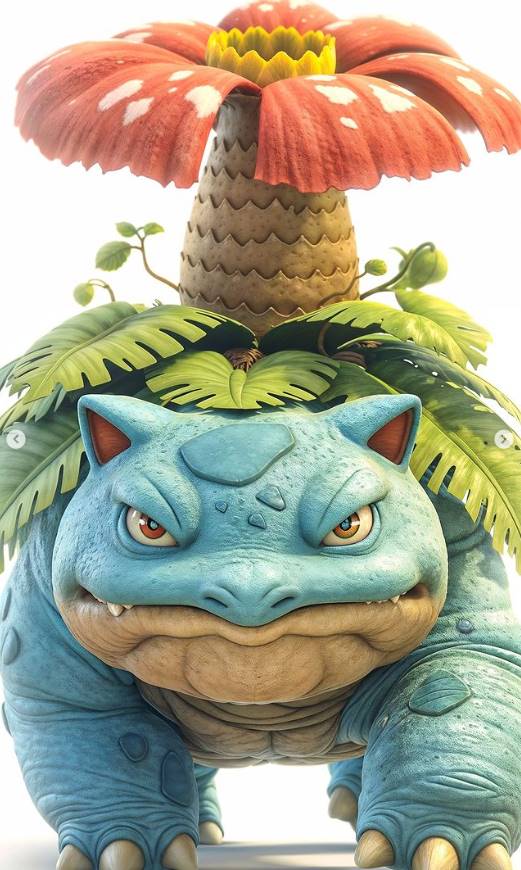 Fushigibana, the final evolution of Bulbasaur. Fushigibana, the final evolution of Bulbasaur.