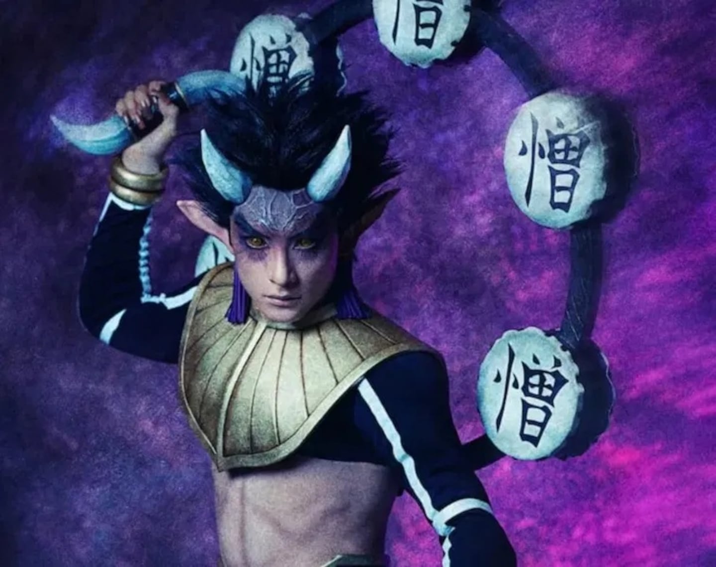 Zohakuten (Ghét) - the most powerful form of Hantengu created when Sekido absorbs Karaku and Aizetsu. Kimetsu No Yaiba: The Twelve Kizuki outside the real world - Image 4.