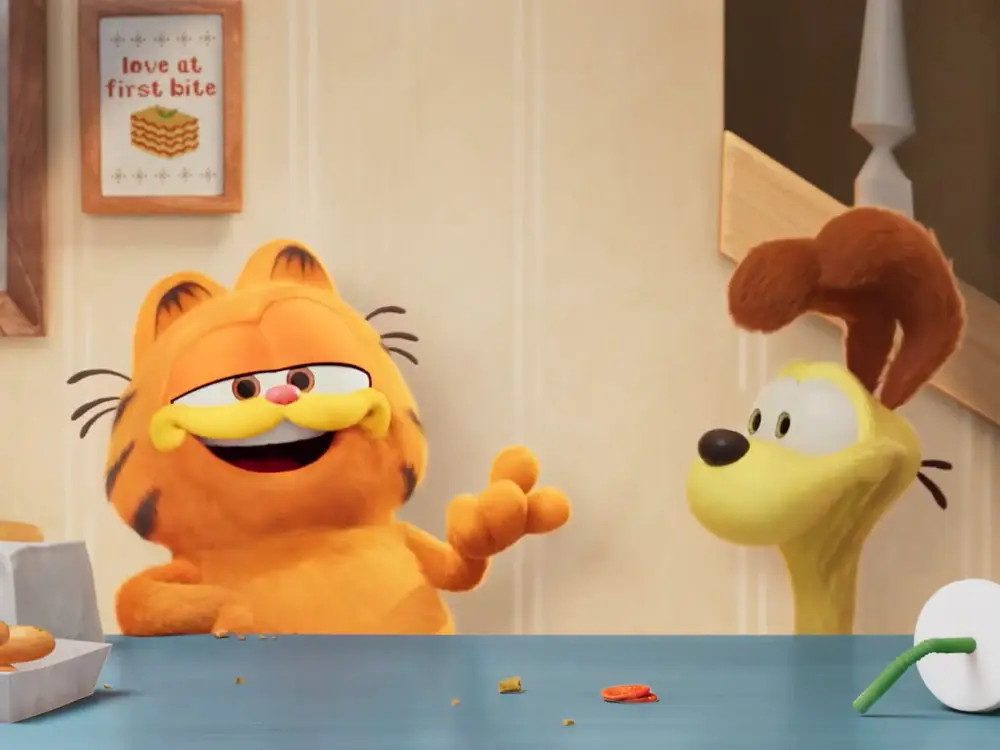 Promotional image for 'The Garfield Movie'. Promotional image for 'The Garfield Movie'.