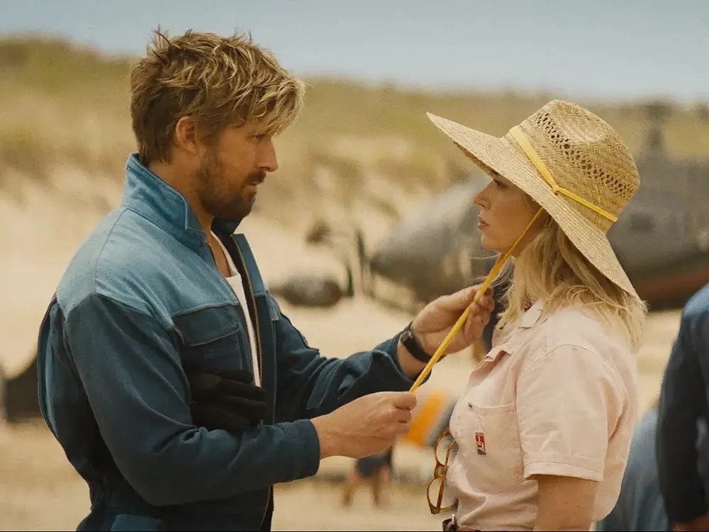 Ryan Gosling and Emily Blunt in 'The Fall Guy'. Ryan Gosling and Emily Blunt in 'The Fall Guy'.