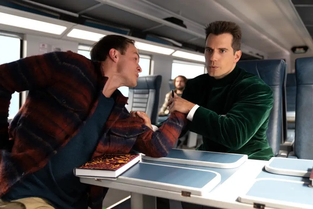Henry Cavill as Argylle in 'Argylle'. Henry Cavill as Argylle in 'Argylle'.
