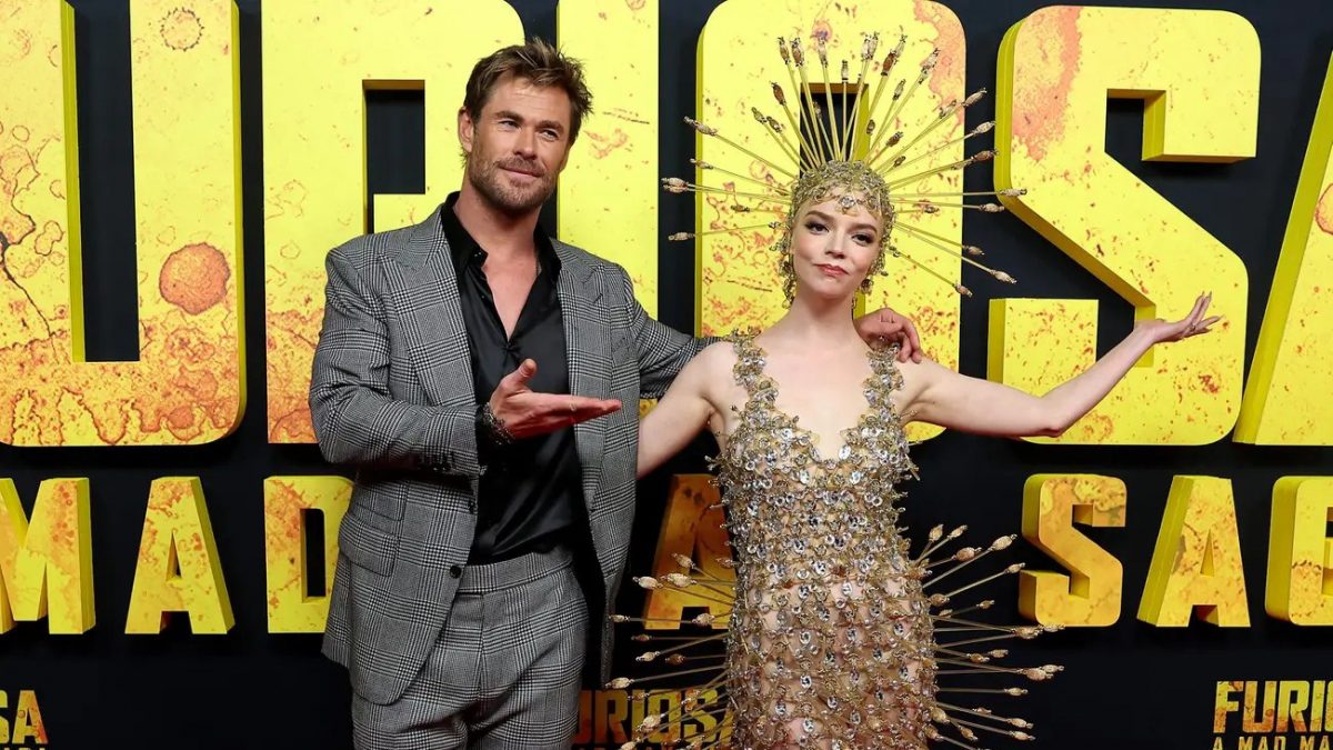 Chris Hemsworth and Anya Taylor Joy at the premiere of 'Furiosa: A Mad Max Saga' in Australia. Chris Hemsworth and Anya Taylor Joy at the premiere of 'Furiosa: A Mad Max Saga' in Australia.