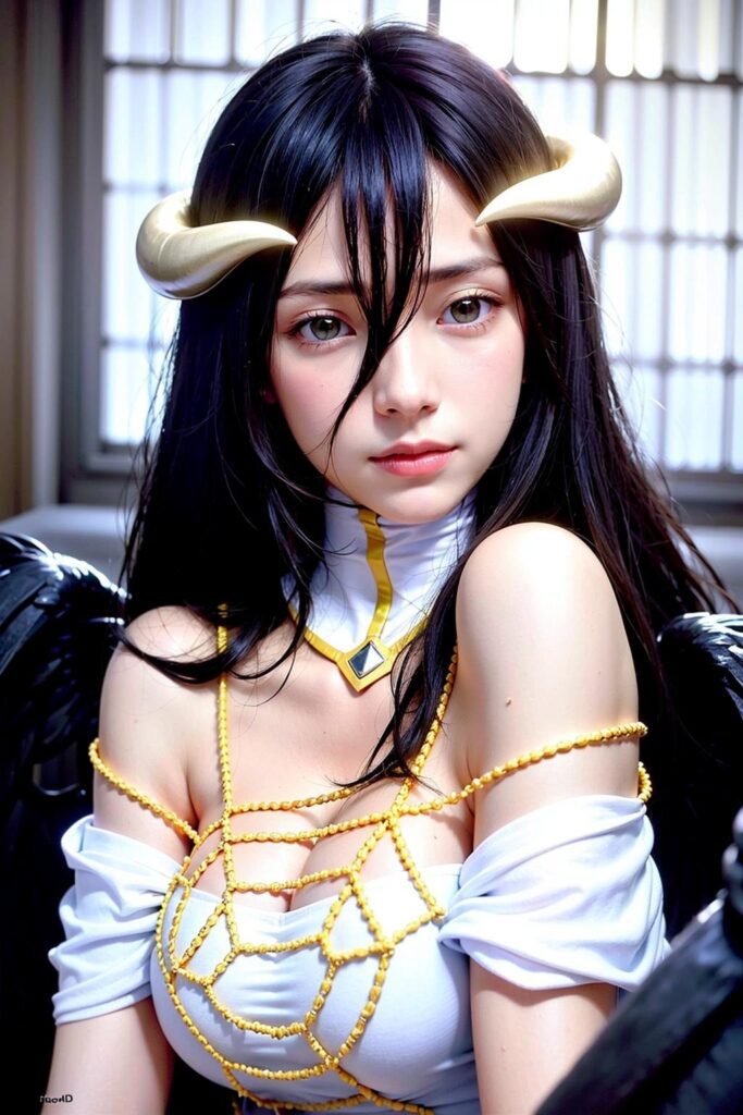 AI shows how Albedo in Overlord would charm in real life 3 AI illustrations of Albedo