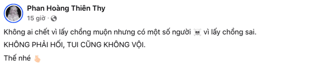 Female streamer showcases sultry private photos, furious when reminded about getting married 4 Thiên Thy's thoughts on love