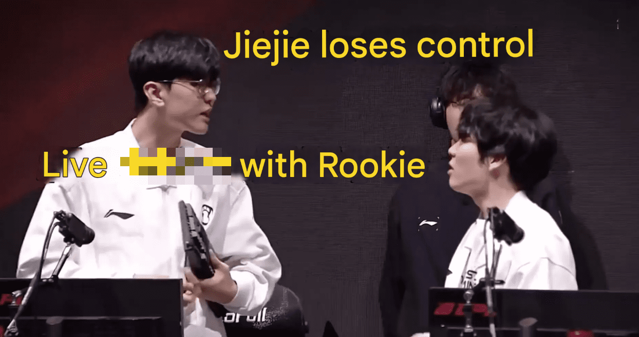 "IG Super Team" Sparks Intense Drama After Devastating Loss 1 Jiejie and Rookie's tension