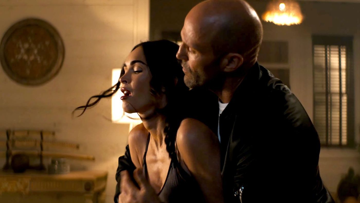 Jason Statham and Megan Fox create buzz for audiences. Jason Statham and Megan Fox