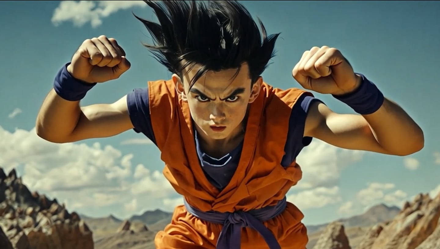 Gohan AI Reimagining the Z Fighters in Dragon Ball live-action from the 1950s - Image 7.