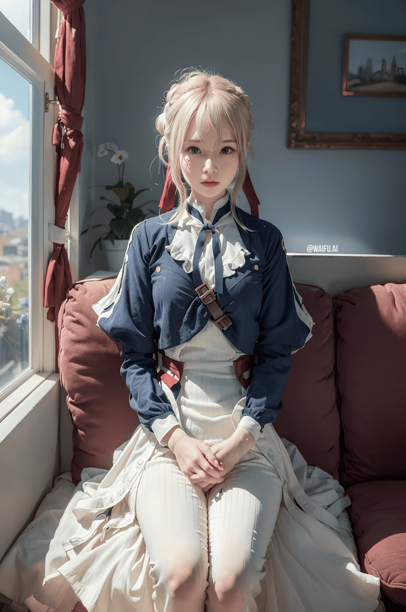 Violet Evergarden from the anime of the same name Violet Evergarden from the anime of the same name