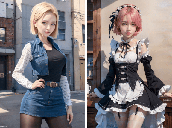 Android 18 and the Series of Anime Waifus That Captivated Millions Thanks to the Power of AI 1 Mikasa Ackerman from Attack on Titan