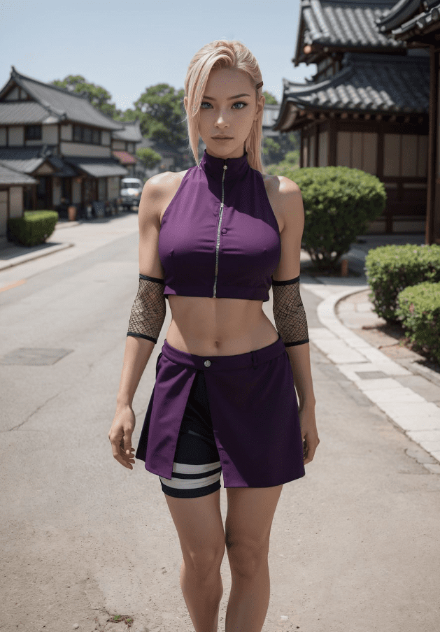 AI creates a captivating version of Yamanaka Ino in Naruto 2 Ino Yamanaka