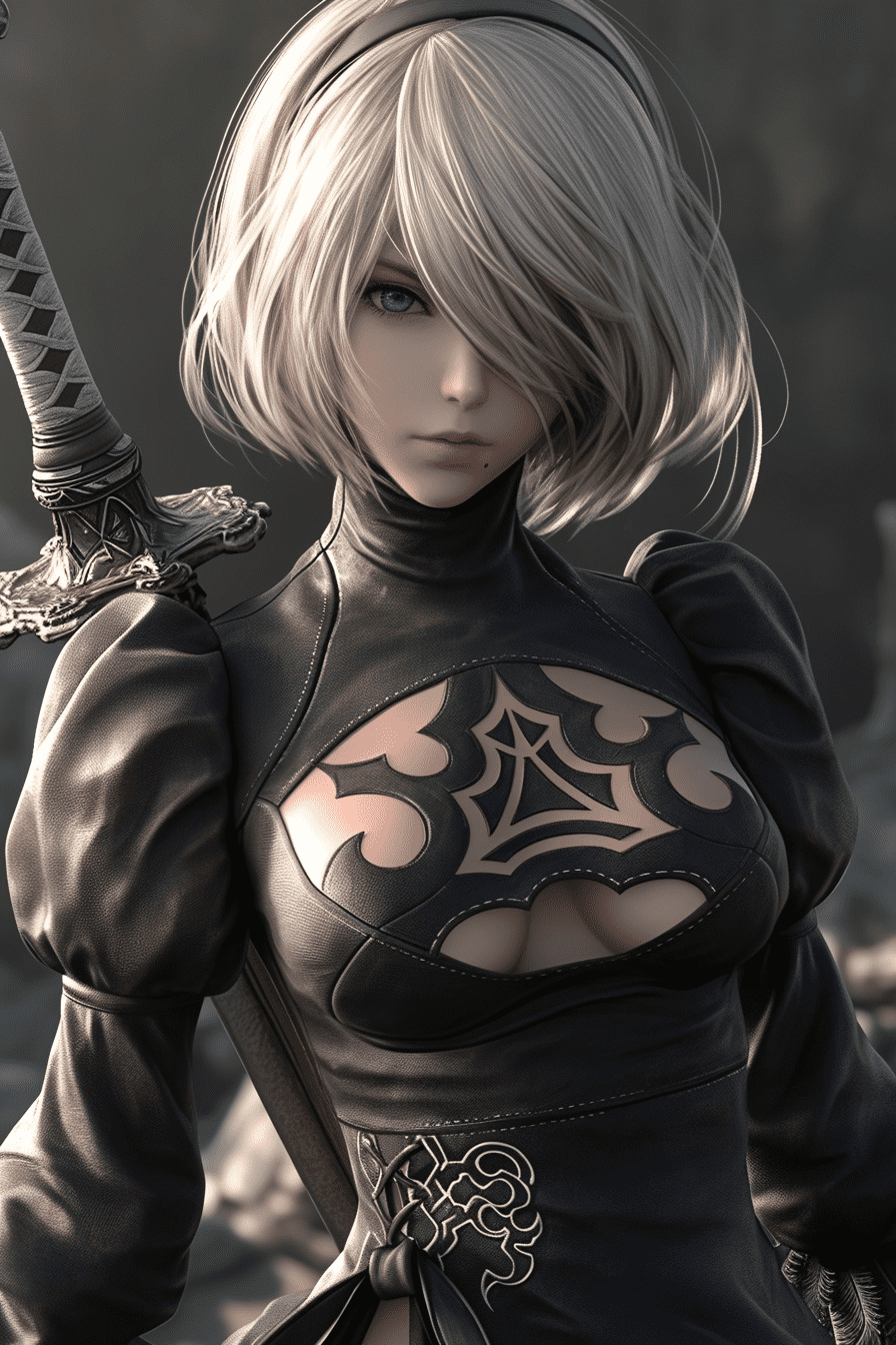 Fan Art of 2B Fan Art of 2B