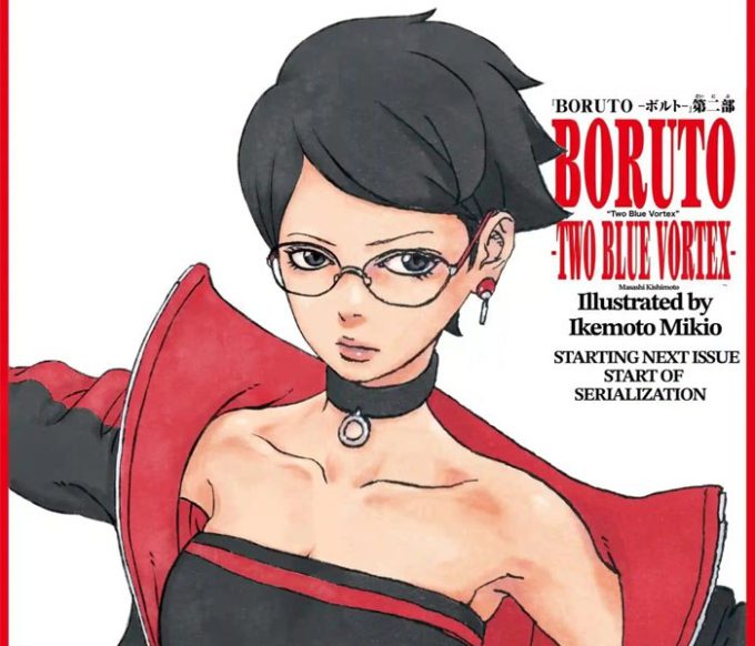New appearance of Sarada after the timeskip Boruto manga has a new name, fans are eagerly anticipating the timeskip as Naruto's son has grown up - Image 3.