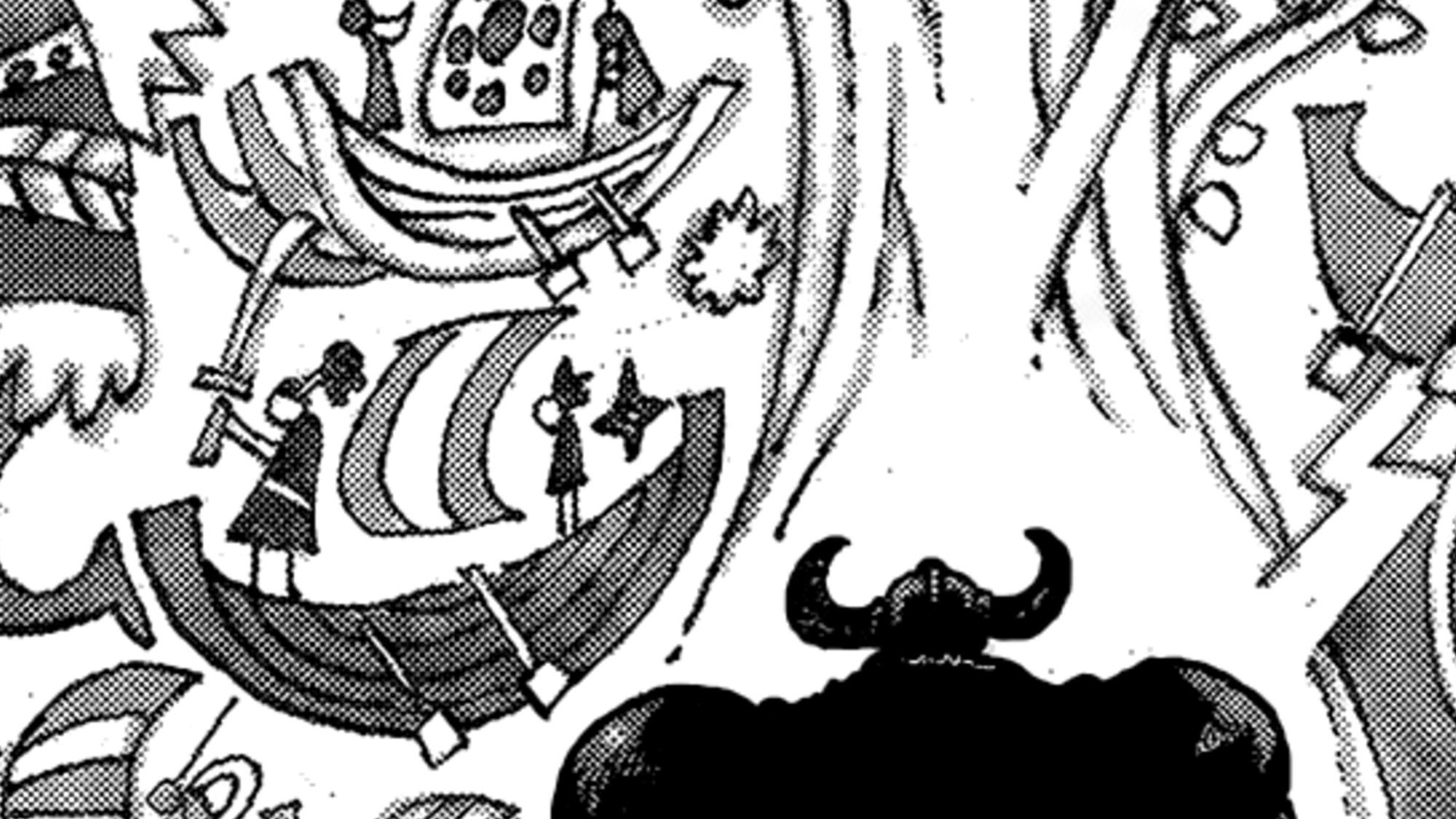 Samurai and Ninja from Wano in the Elbaf mural Samurai and Ninja from Wano in the Elbaf mural from One Piece