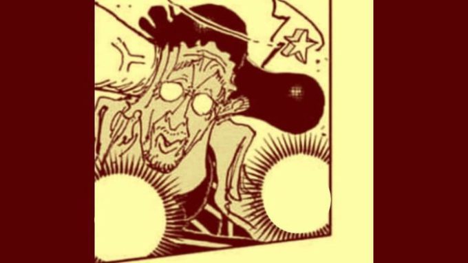 Kizaru is struck by Luffy's technique Kizaru is struck by Luffy's technique