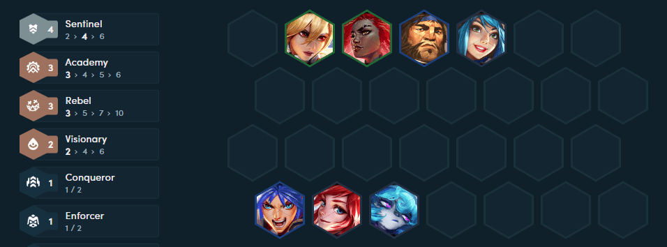 Achieving 4 Mystic traits significantly enhances the composition's defensive capabilities. 4 Mystic Traits