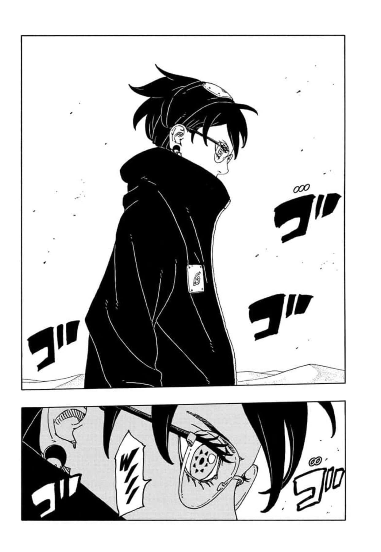 Boruto Unleashes Sarada's Mangekyo Sharingan and Reveals Its Power 3 The powerful new abilities of Sarada's Mangekyo Sharingan.