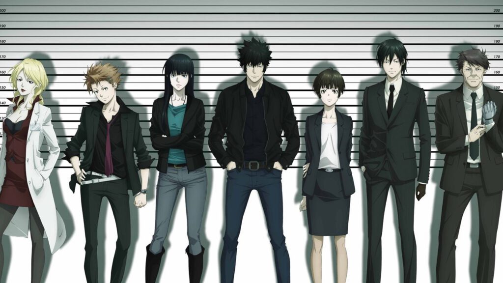 Psycho-Pass Psycho-Pass - An anime that presents a thought-provoking view of a future society.