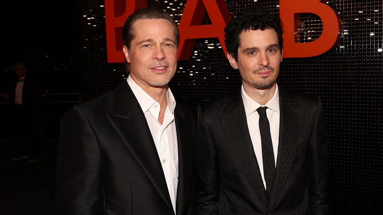 Brad Pitt and director Damien Chazelle at the premiere of Babylon on December 15 - Image: GETTY IMAGES Brad Pitt and director Damien Chazelle at the premiere of Babylon on December 15 - Image: GETTY IMAGES