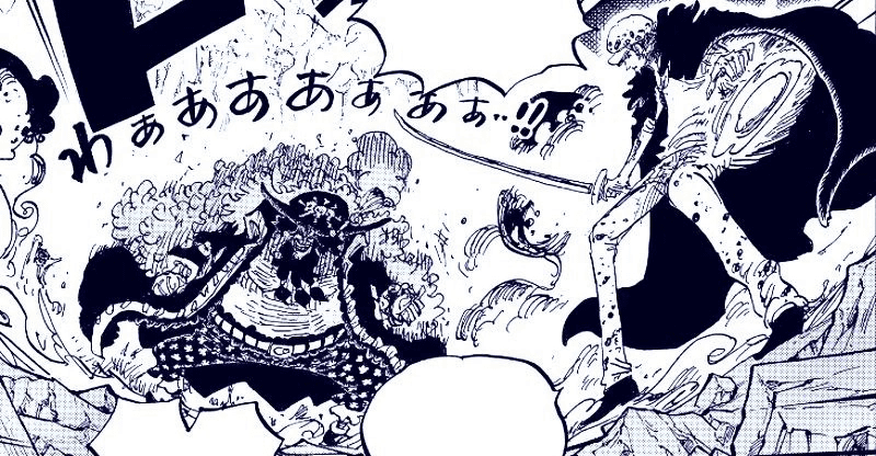 Trafalgar Law with Blackbeard in One Piece 1064