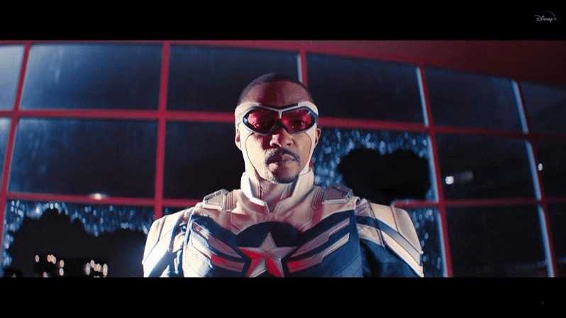 Sam Wilson in Captain America uniform