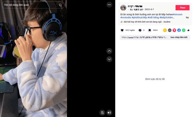 The female assistant with "privileges" to enter ViruSs's private home attracts public attention again 9 Ngọc Kem's online presence