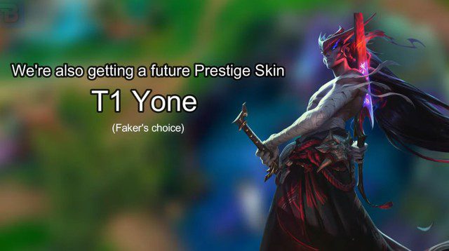 Rumors suggest Faker has chosen Yone for the CKTG skin Rumors suggest Faker has chosen Yone for the CKTG skin