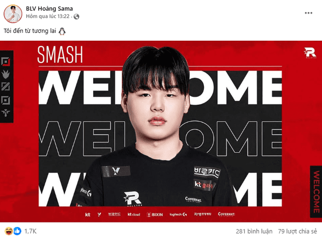 VCS commentator in KT jersey VCS commentator in KT jersey