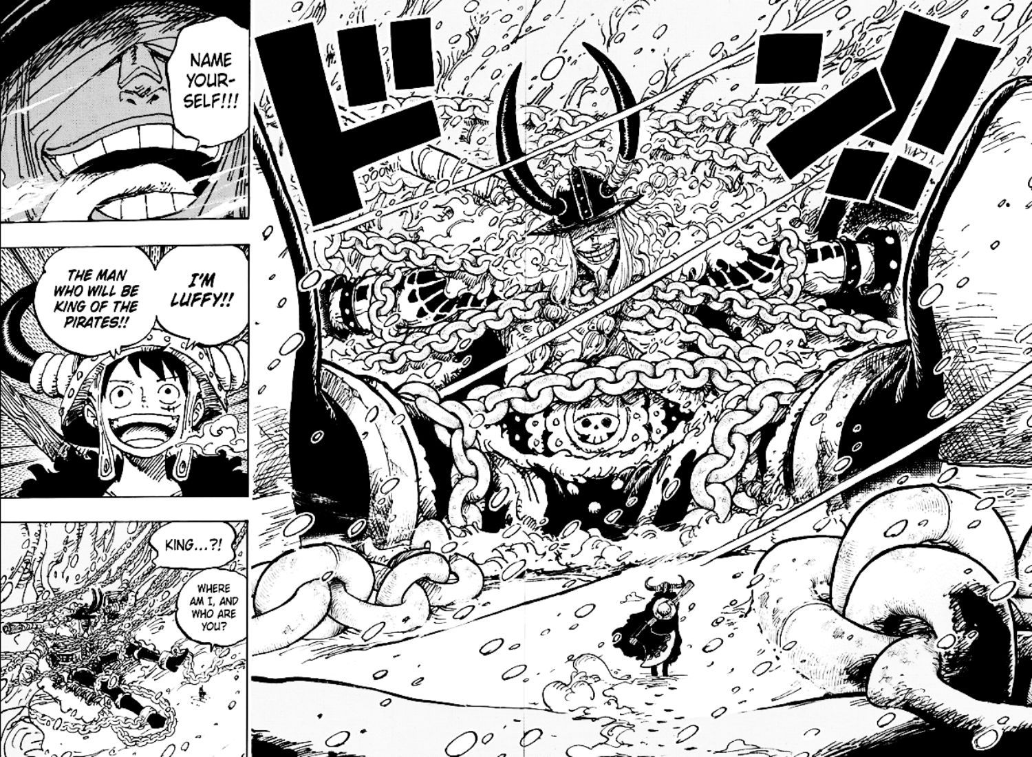Loki unveiled in One Piece chapter 1130 Loki unveiled in One Piece chapter 1130.