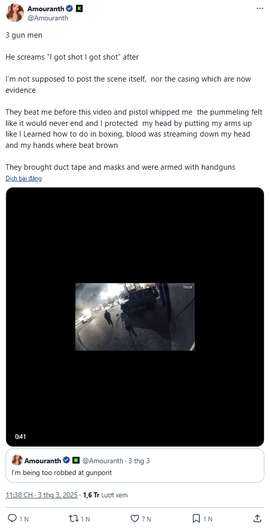The streamer shares her experience being stalked and the dangerous situation she faced The streamer shares her experience being stalked and the dangerous situation she faced